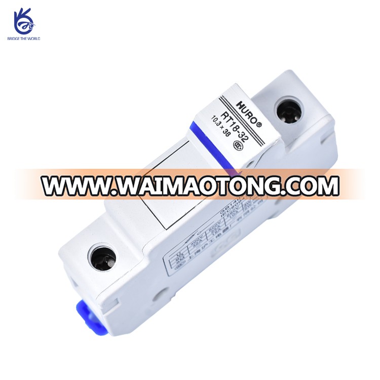 RT18-32 Low Voltage din rail Fuse holder with 10*38mm fuse link