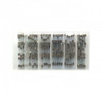 120pcs Zinc Alloy Glass Tube Fuse Set Fuse Holder Assorted Kits